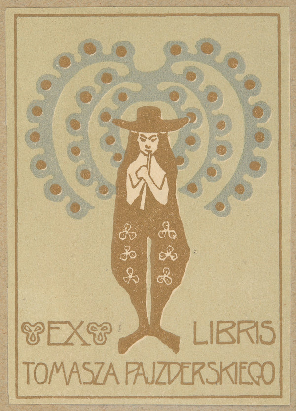 Bookplate of Thomas Pajzderski 1864 1908 before 1902