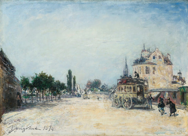 L Omnibus De La GlacièreÀ La BarrièreRochechouart 1874
