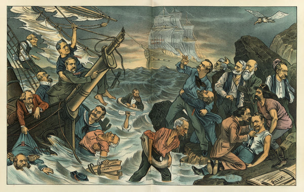 They saw their Flying Dutchman  it crossed their path and they were lost 1885
