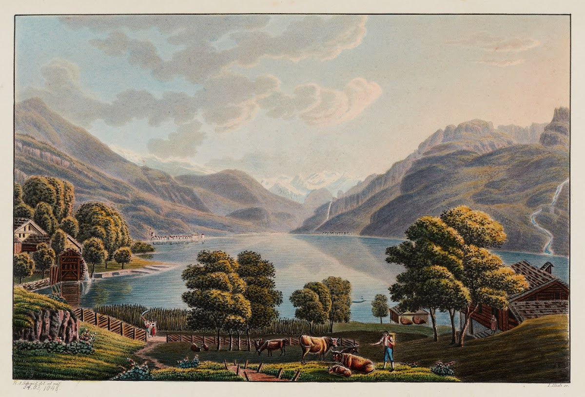 Le lac de Brienz vers le Giessbach 1915 1945