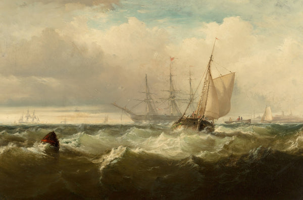 Storm Off New Castle Delaware 1857