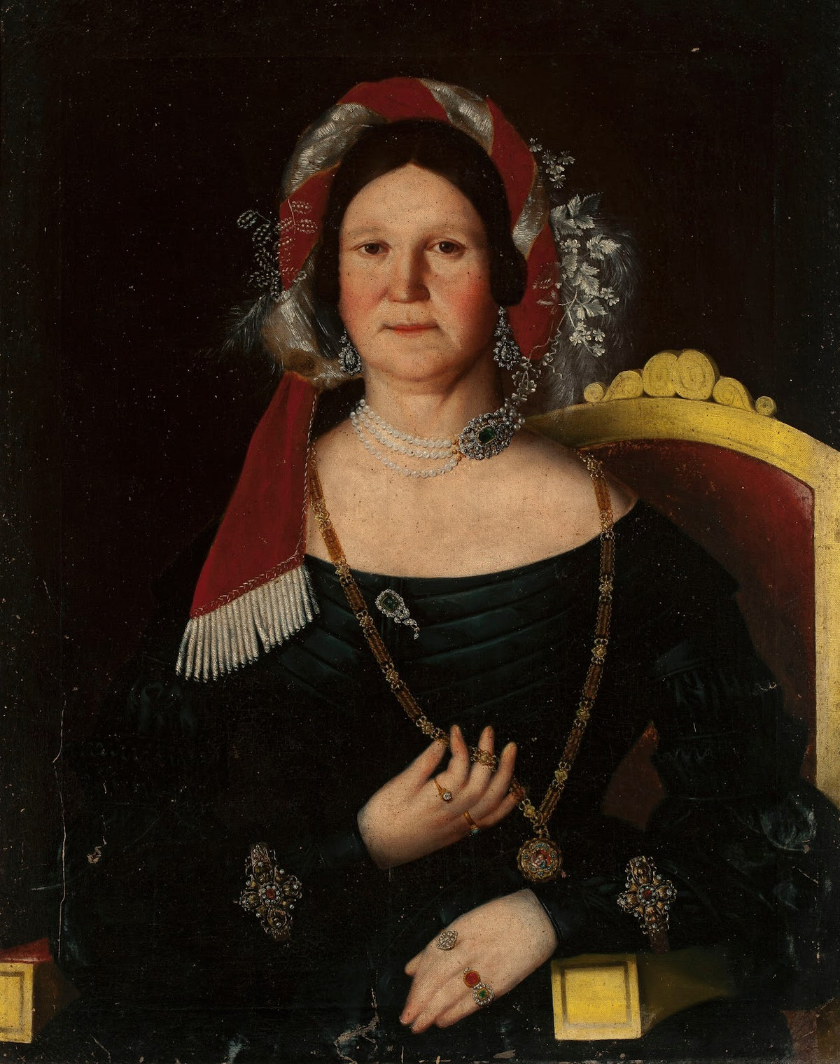 Portrait of Julia Kamińska née Dębowska 1840