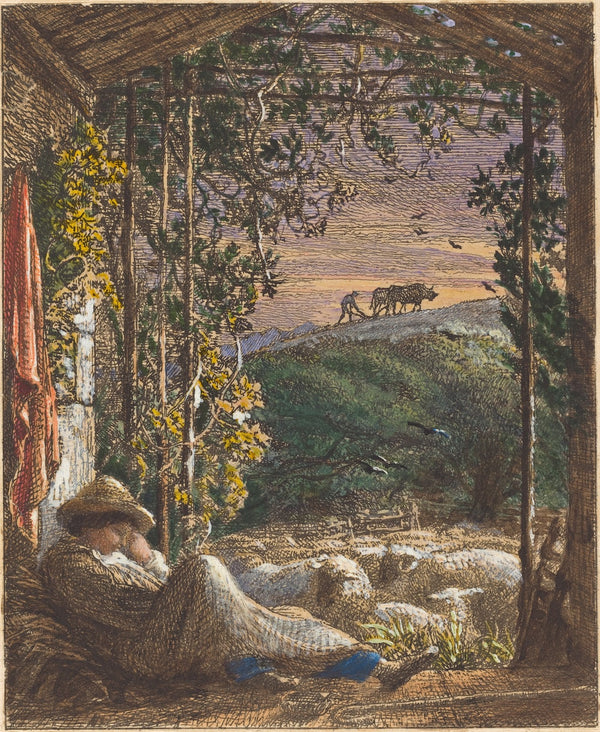 The Sleeping Shepherd Early Morning 1857
