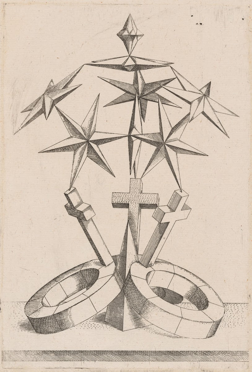 A Perspective of Seven Stars Balanced on Three Crosses 1567