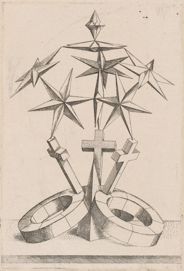 A Perspective of Seven Stars Balanced on Three Crosses 1567