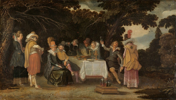 An open air Party 1615