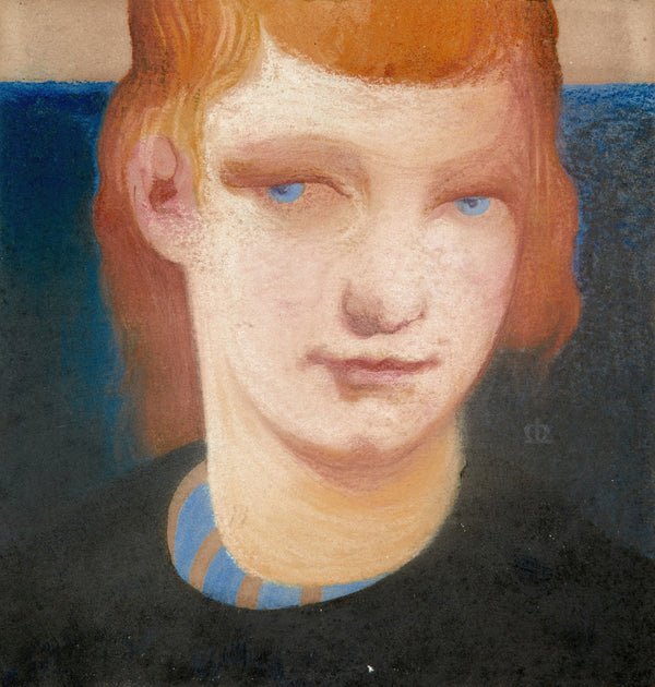 Portrait dune jeune fille 1918