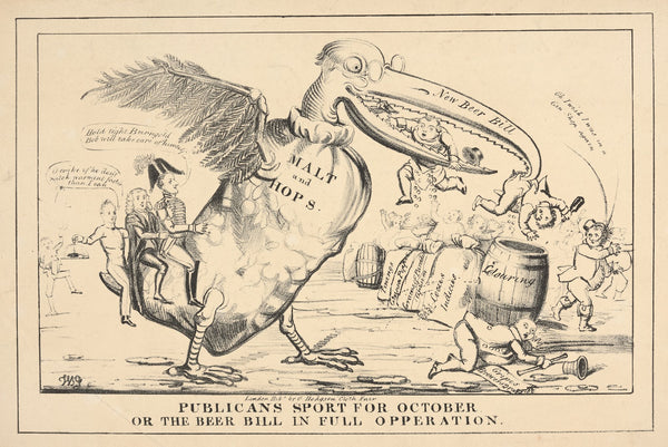 Publicans sport for October or the Beer Bill in full operation 1830