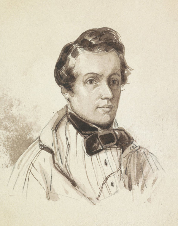 Zelfportret van Jan van der Kaa 1825   1850