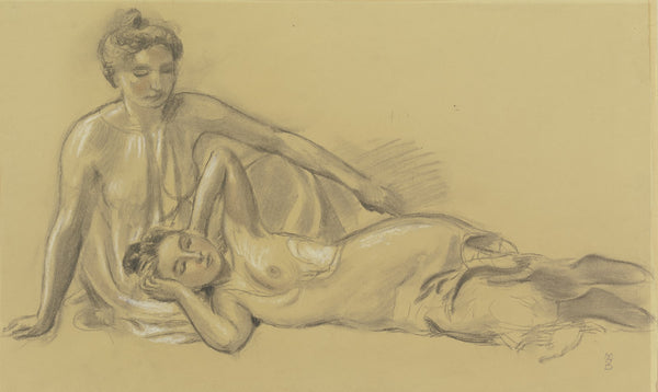 Two female nudes