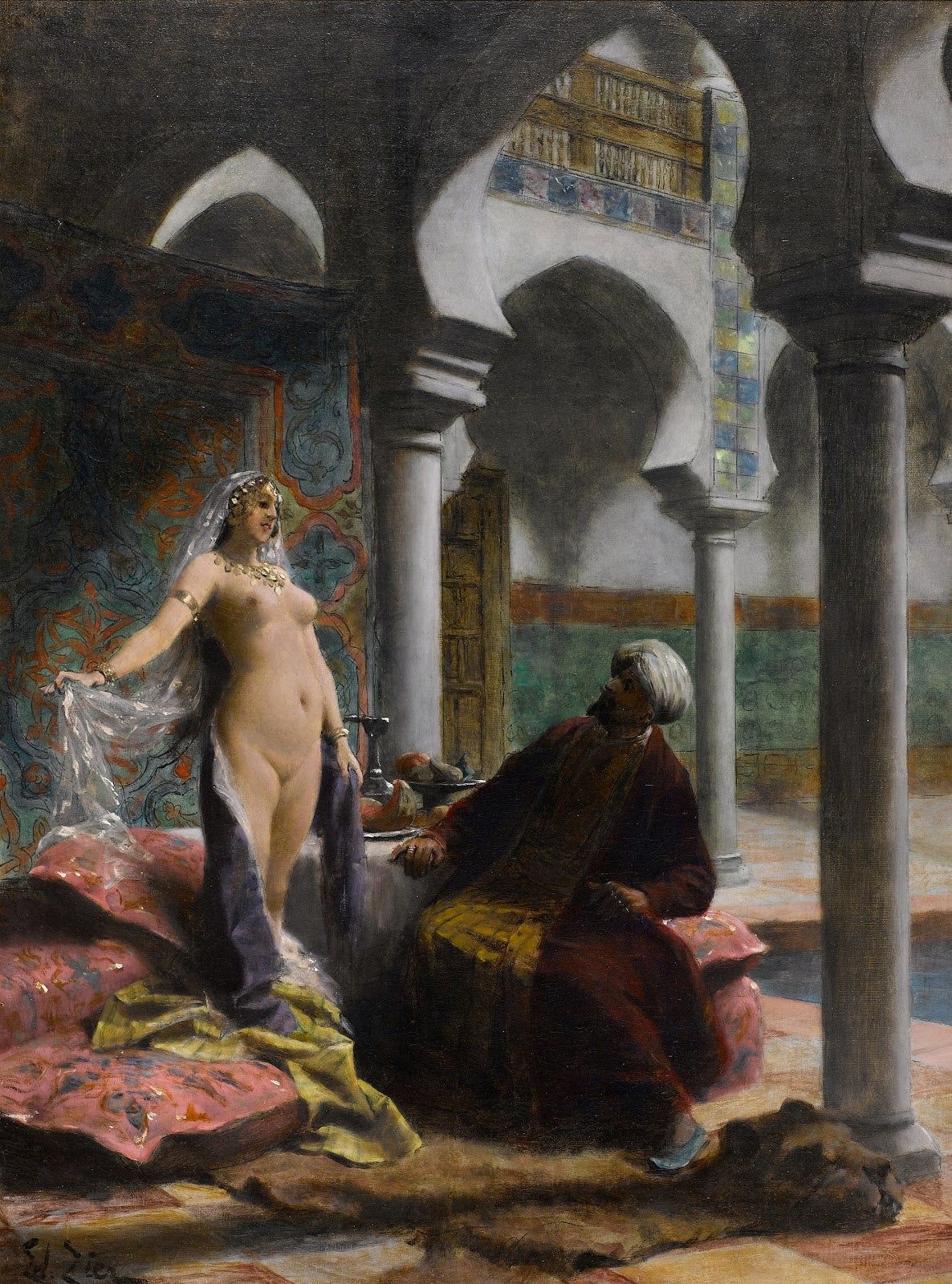 The New Harem Girl circa 1885