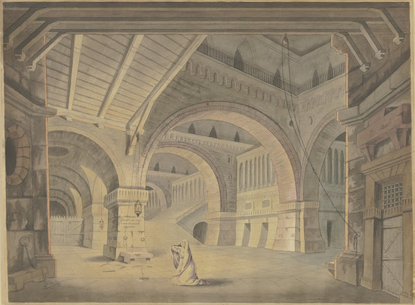 A woman in a dungeon