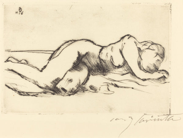 Female Nude Weiblicher Akt 1916
