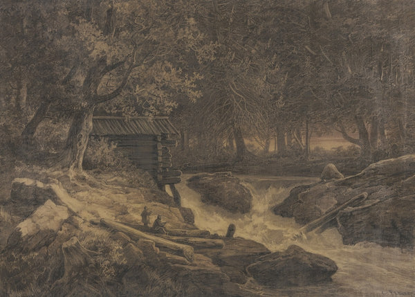 Mühle am Ausgang des bayrischen Gebirgs