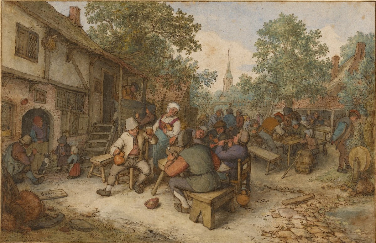 Peasant Festival on a Town Street 1674