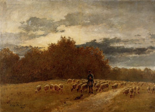 Landscape with Shepherd 1899