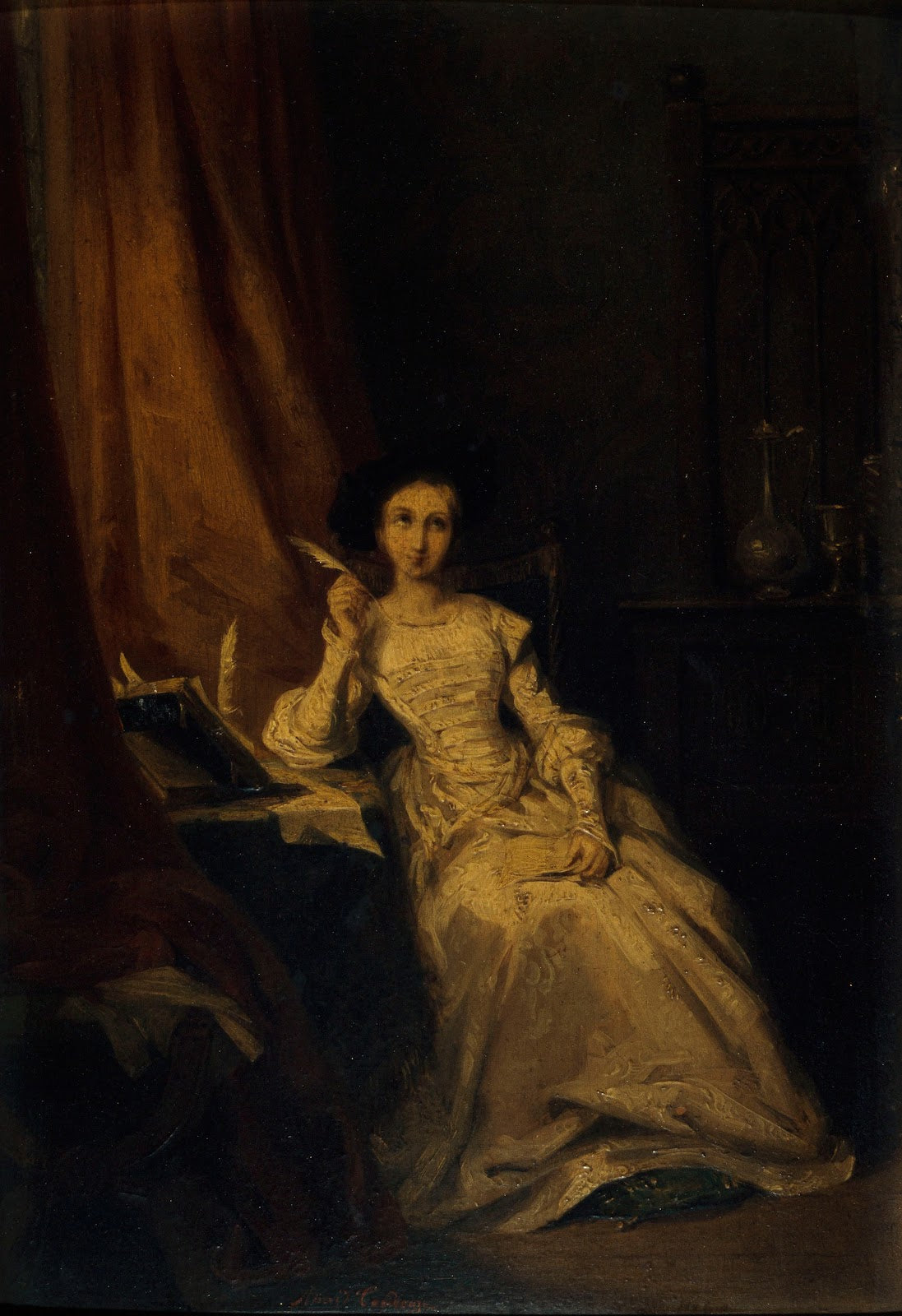 Portrait dune actrice 1835