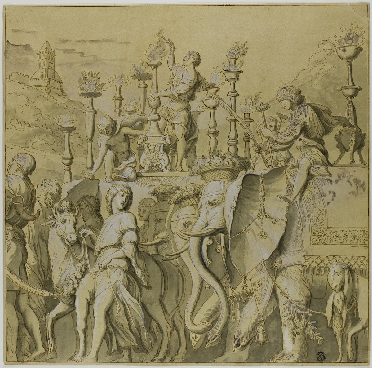 Triumphs of Julius Caesar Canvas No V 18th century