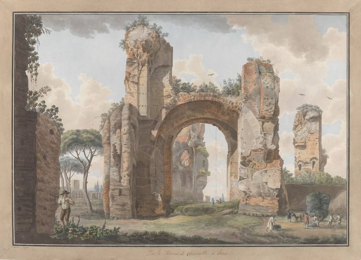 Interior of the Baths at Caracalla ca 1780