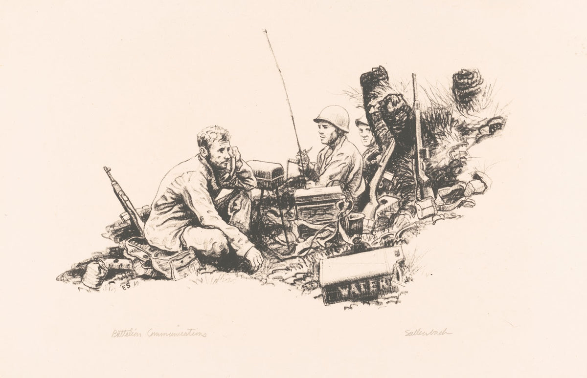 Battalion communications 1945
