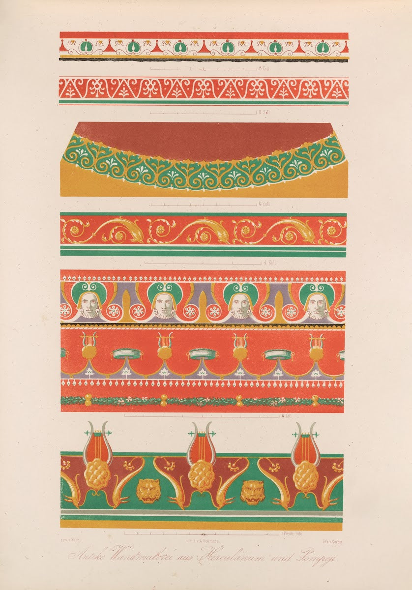 Ornamente aller klassischen Kunst Epochen nach den Originalien in ihren eigenthu