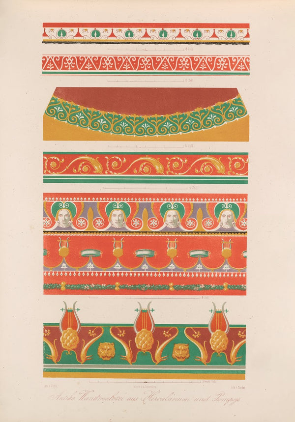 Ornamente aller klassischen Kunst Epochen nach den Originalien in ihren eigenthu