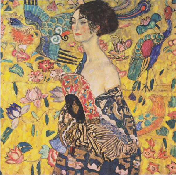 Woman with fan 1917 1918