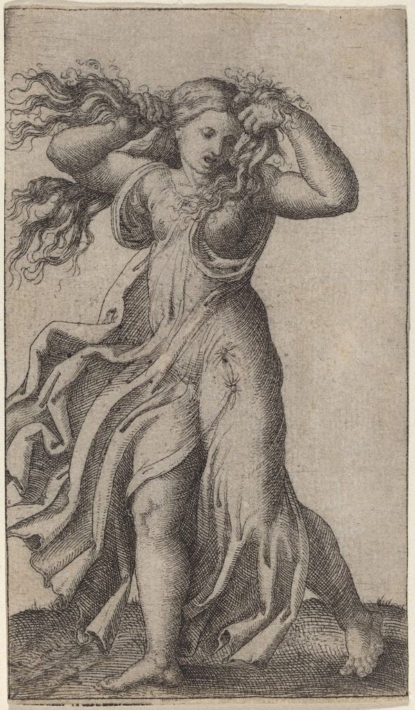 Woman Pulling Her Hair 1520 1525