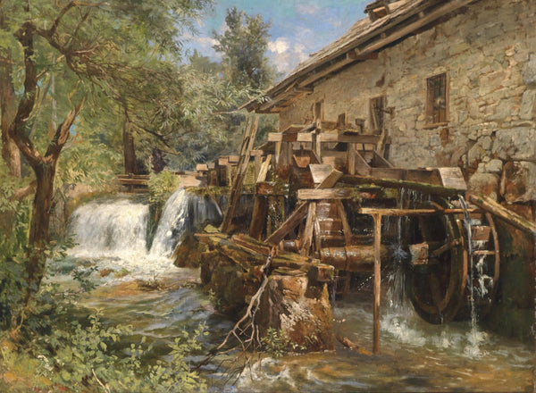 Mühle am Bachufer