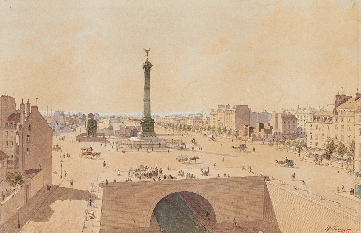 Place de la Bastille en 1841 1915 1945