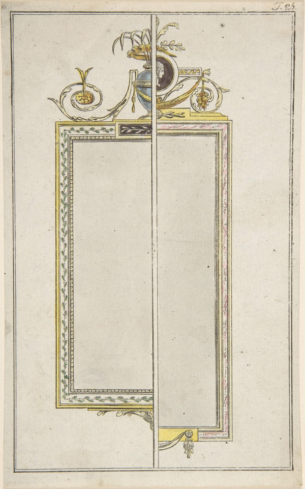 Design for a Mirror mid 18thearly 19th century