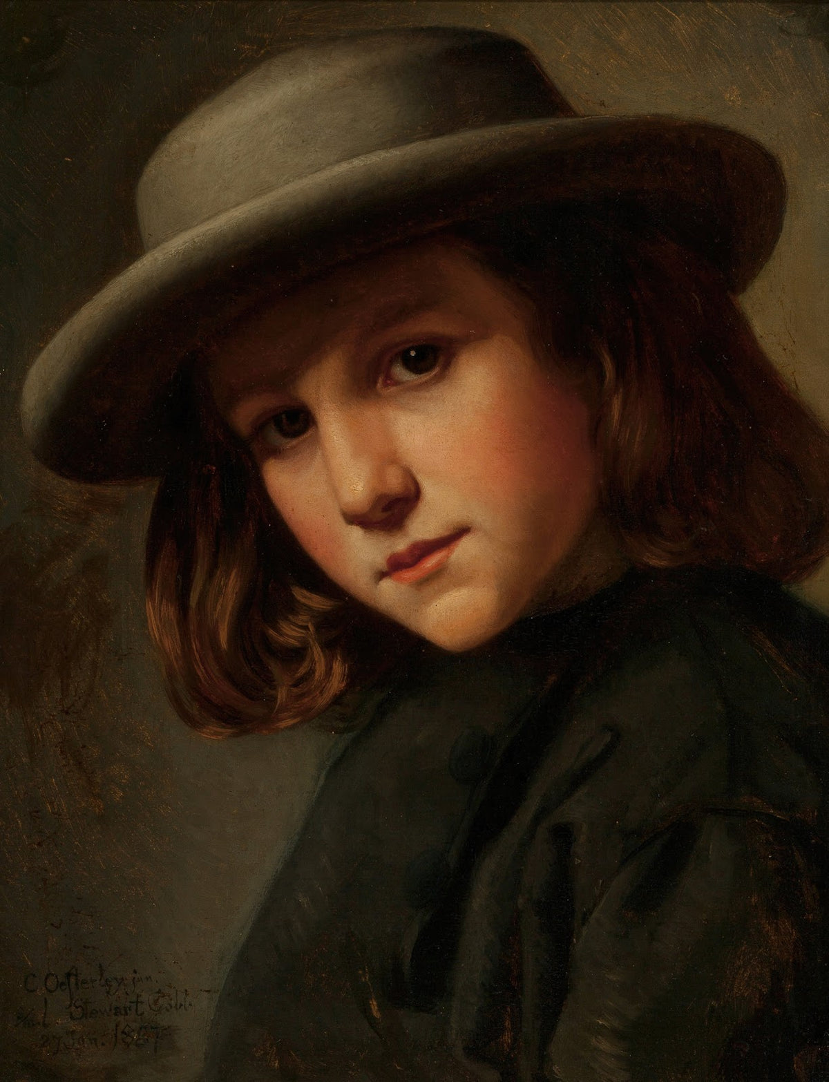 Portrait of KL Stewart Cobb 1887