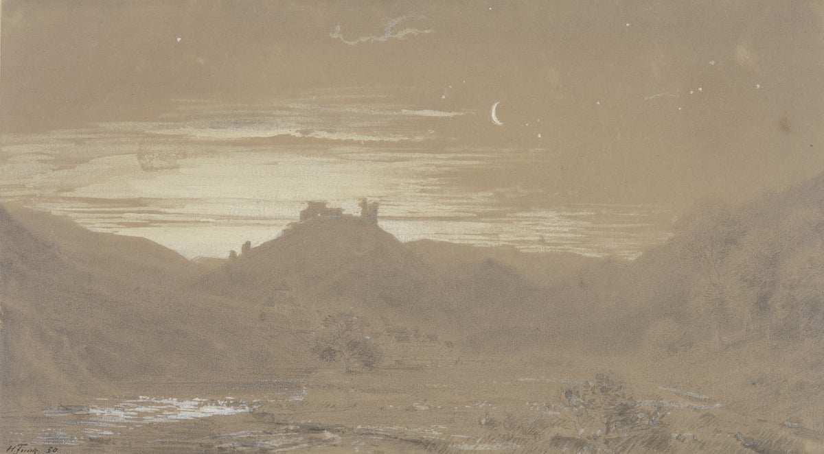 Taunuslandschaft bei Morgendämmerung 1850