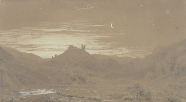Taunuslandschaft bei Morgendämmerung 1850