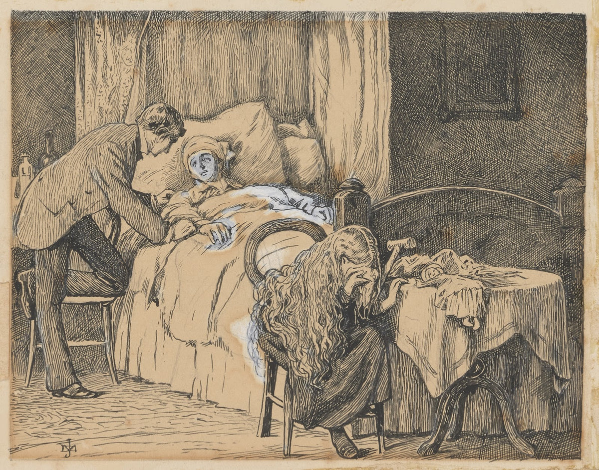 Our Mutual Friend Eugenes bedside 1871