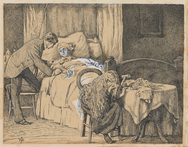 Our Mutual Friend Eugenes bedside 1871