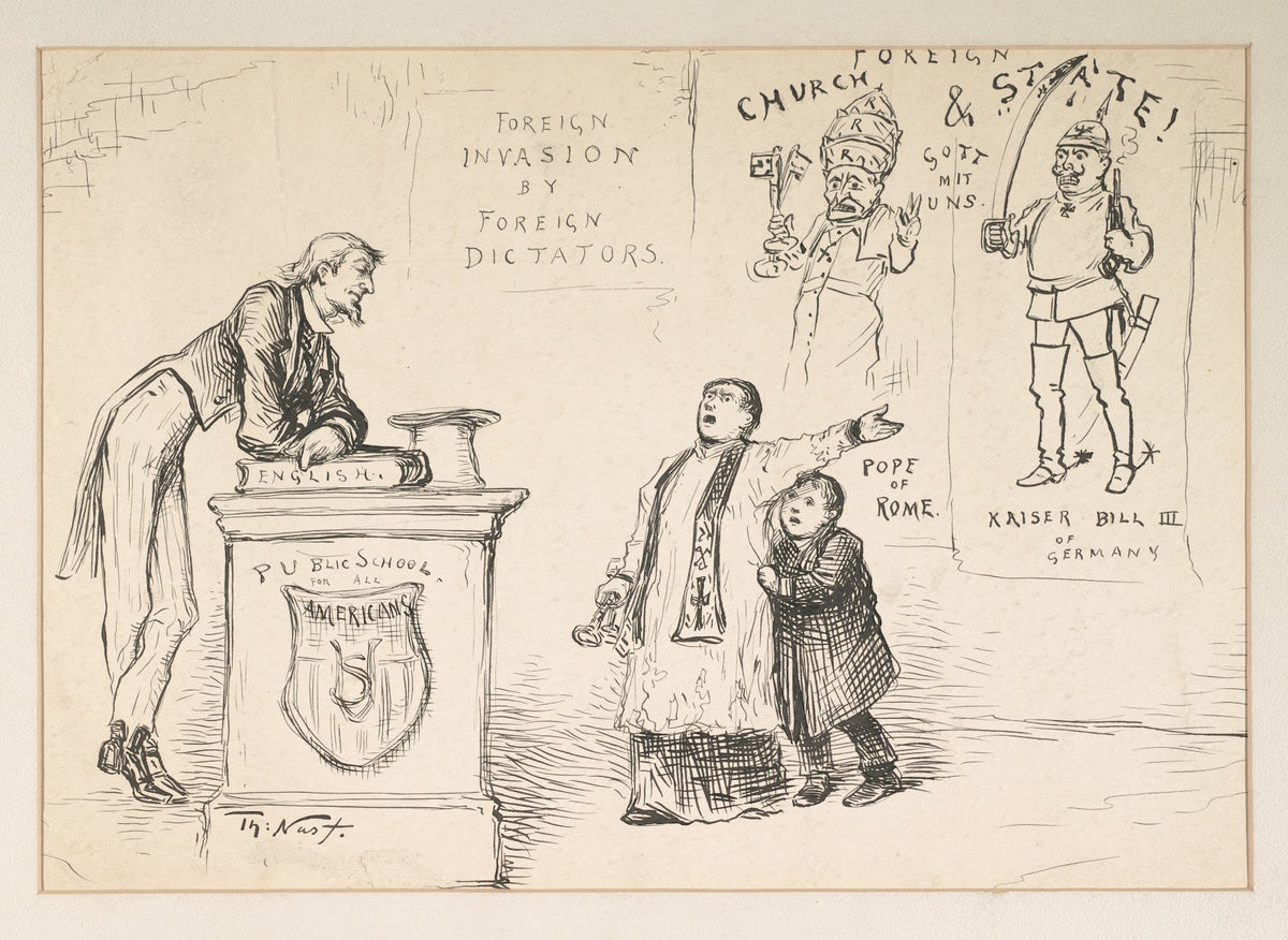 The pope and the emperor have nothing to do with the case 1889