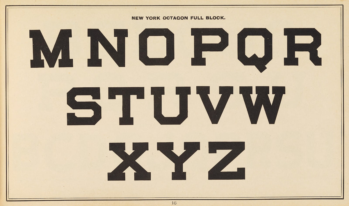 The art of lettering and sign painters manual Pl15 1878