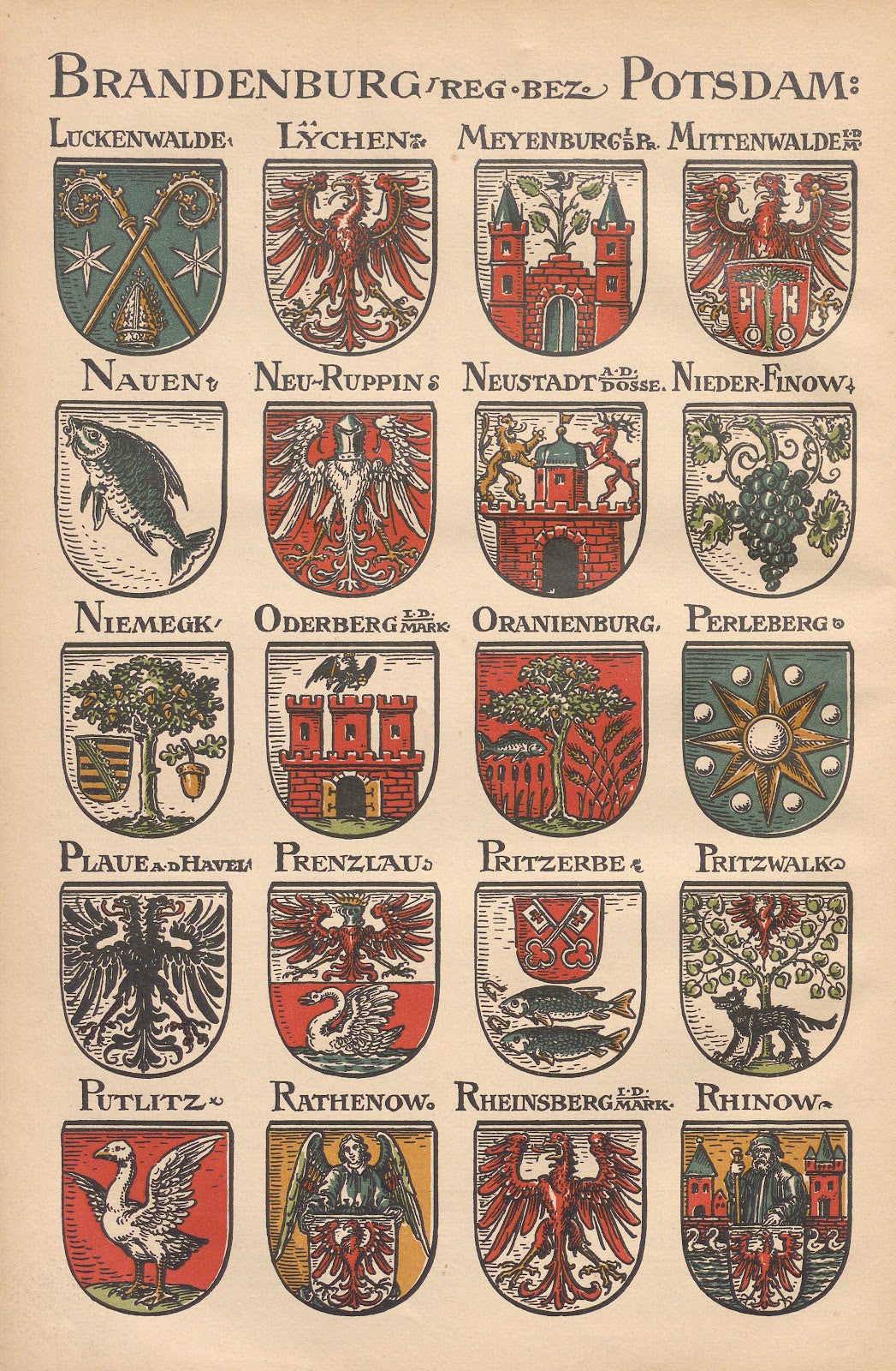 Die Wappen und Siegel der deutschen Stadte Flecken und Dorfer Pl15 1896
