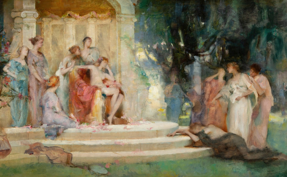 Sketch for Psyche before the throne of Venus circa 1892