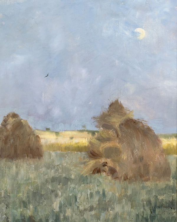 Hay Cocks by Moonlight 1885