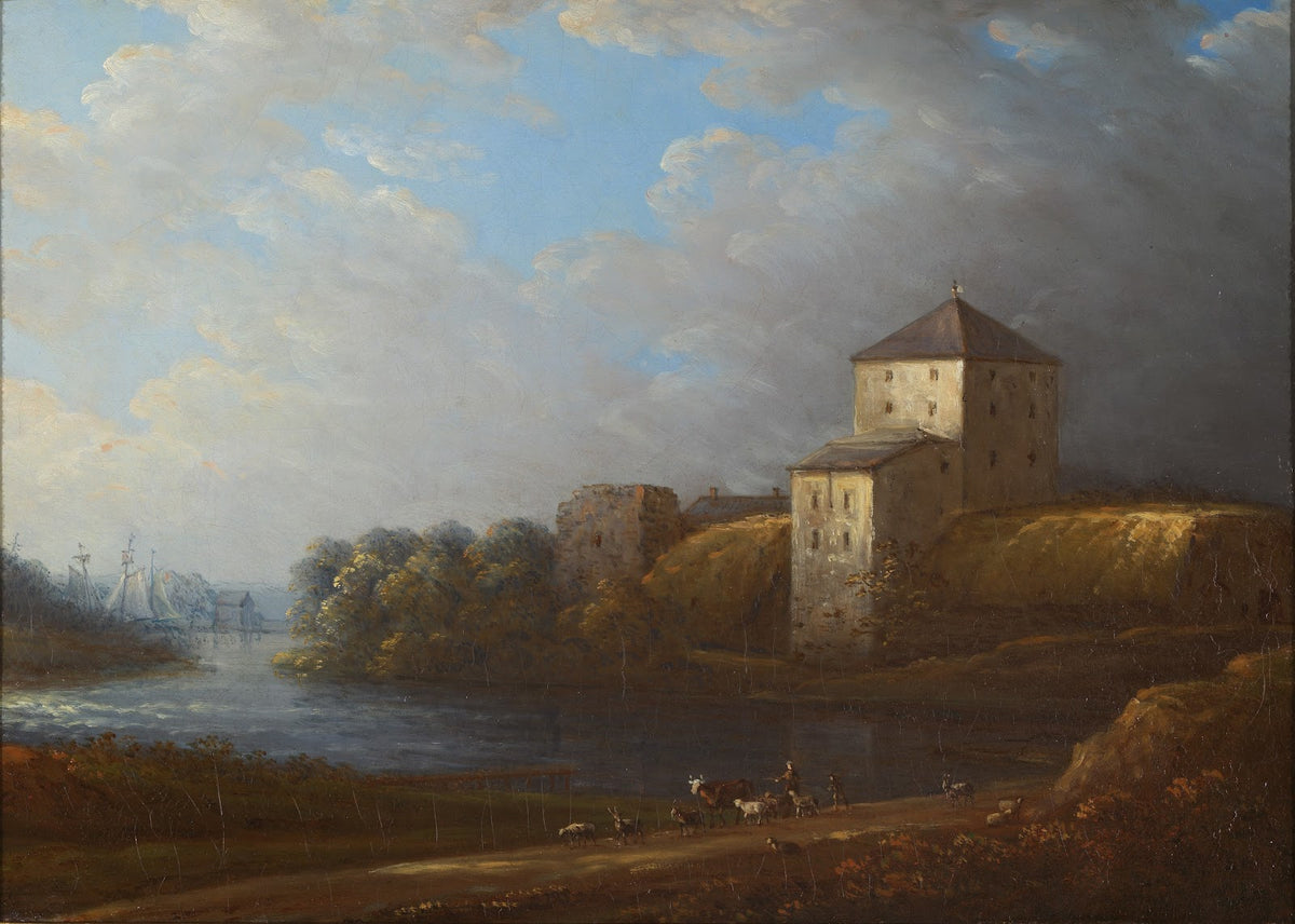 Nyköping Castle 1840s