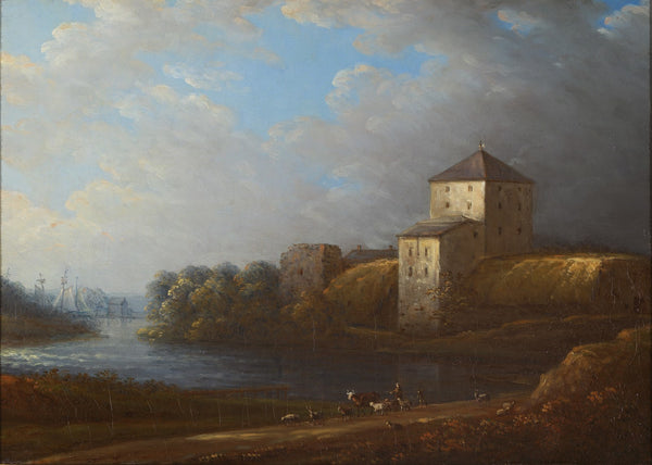 Nyköping Castle 1840s