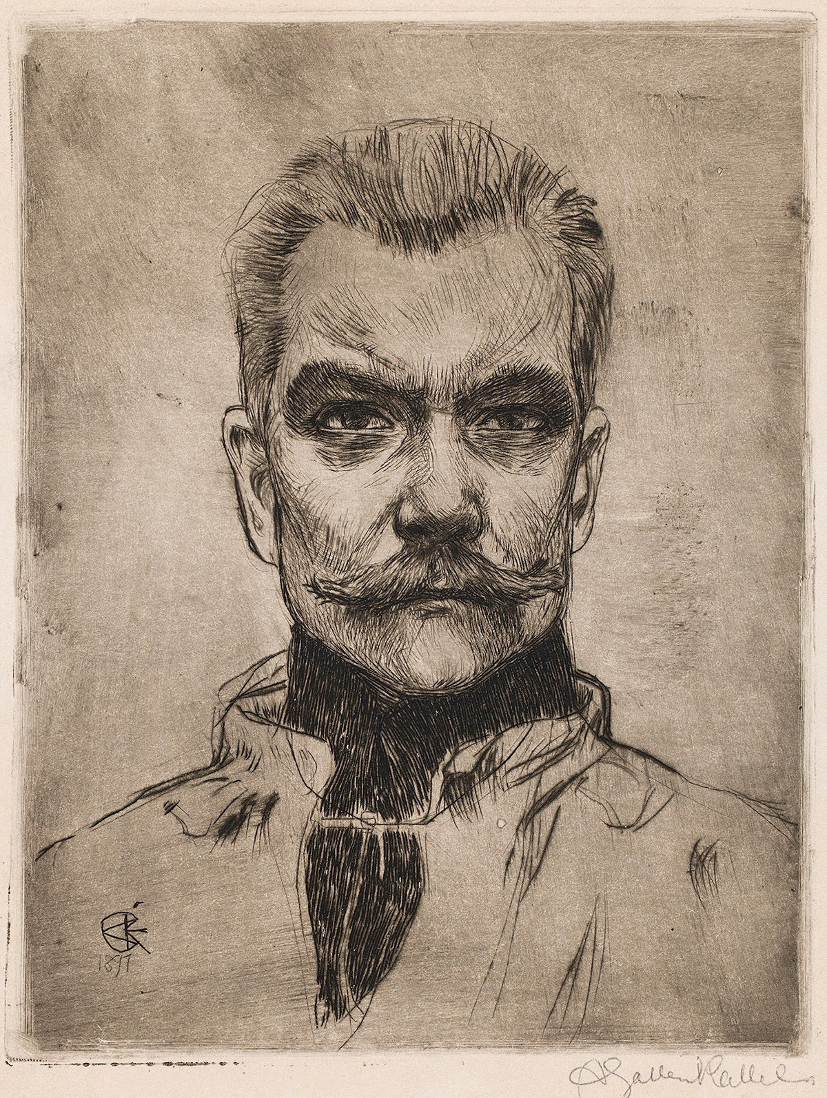 Self portrait en face 1897