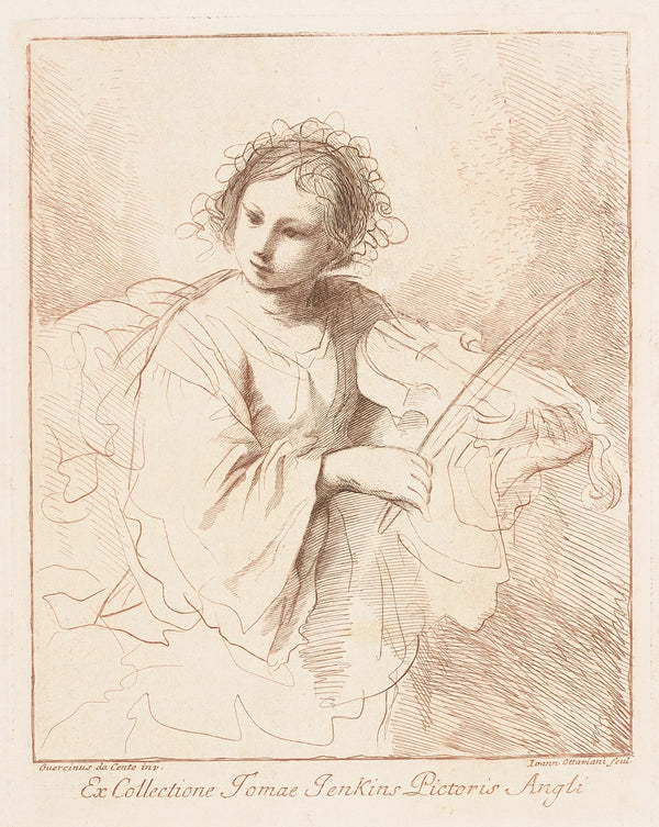 Woman Playing a Violin 18th century