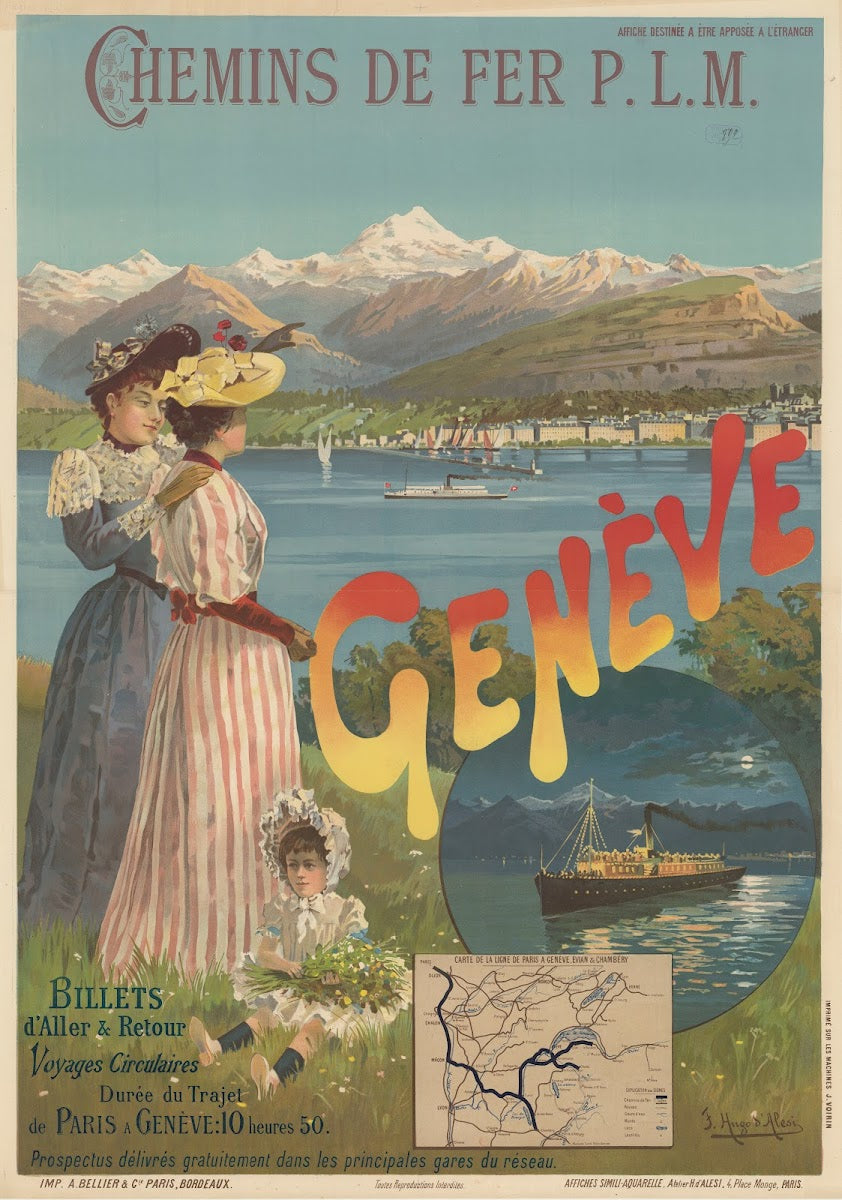 Chemin de Fer PLM Genève 1893