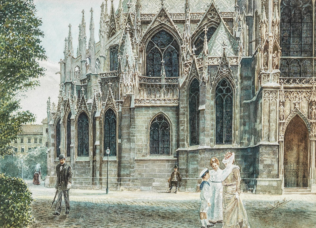 Hinter der Votivkirche