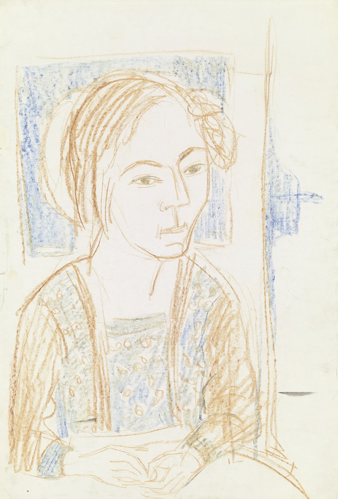 Sitting girl ca 1925