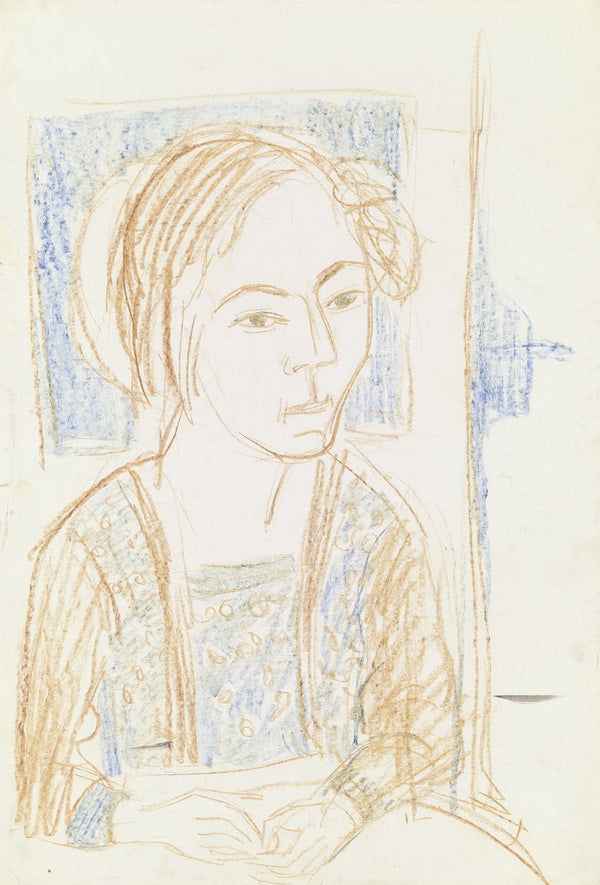 Sitting girl ca 1925