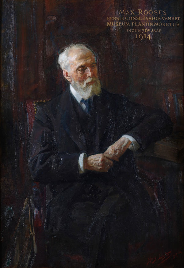 Portret van Max Rooses  1914
